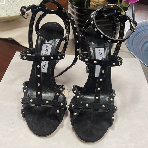 Jimmy Choo Suede Sandals - Picture 3 of 6